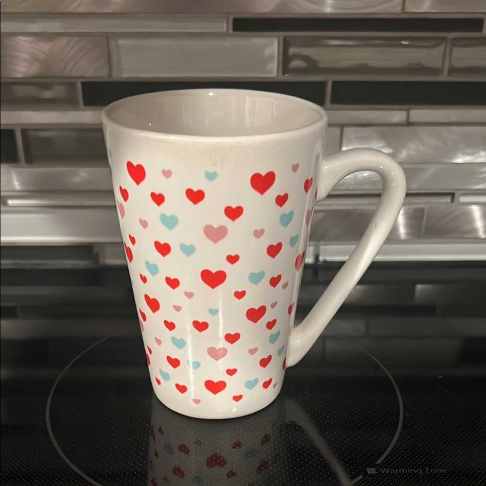 Heart Pattern Ceramic Mug